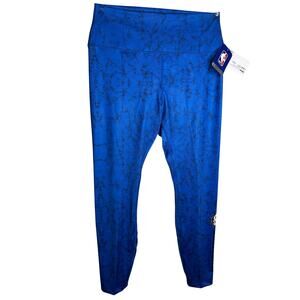 Foco NBA Team Logo Dallas Mavericks Blue Marble Print Women's Leggings  NWT